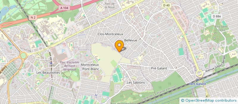 localisation de l'entreprise SCI MIRANDELA à VILLEPINTE