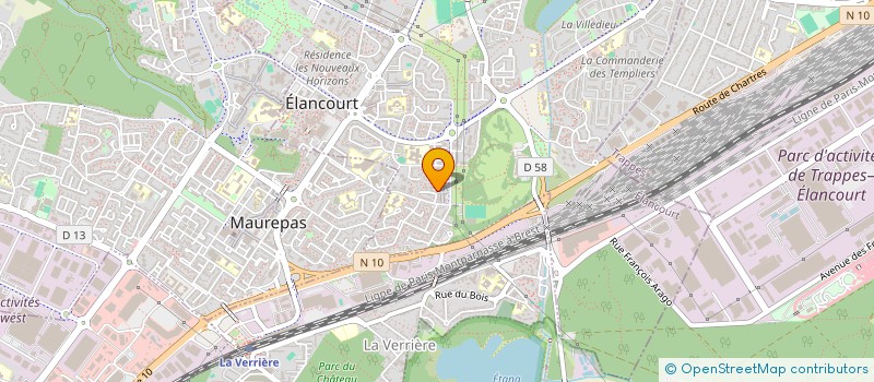 localisation de l'entreprise SCI MIRANDOL MARTEL  ELANCOURT