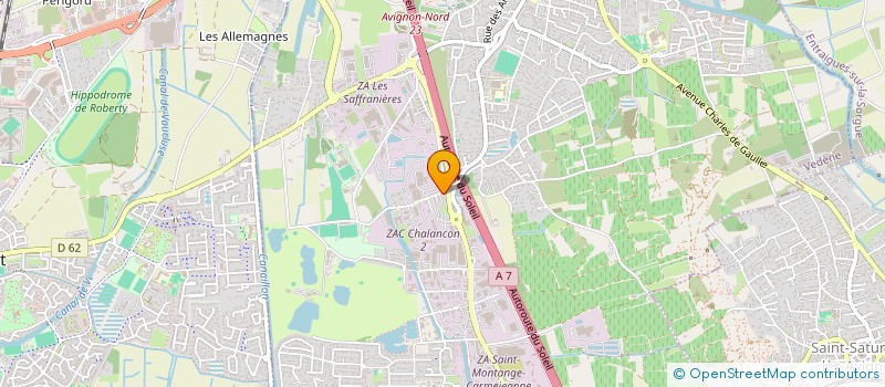 localisation de l'entreprise SCI MIRANDOLA  VEDENE