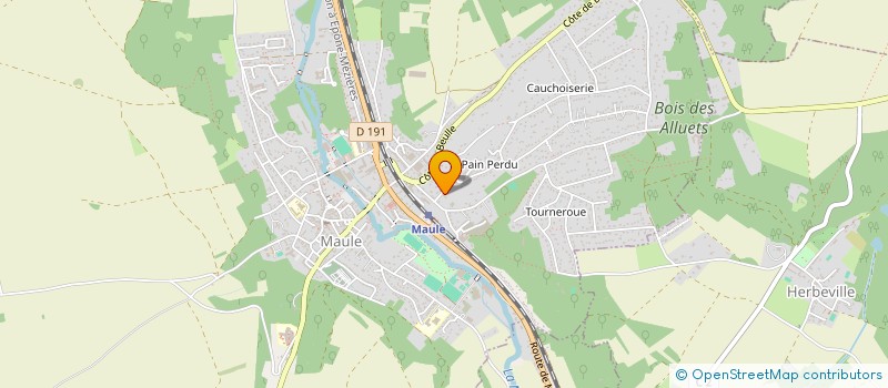 localisation de l'entreprise SCI MIRANO  MAULE