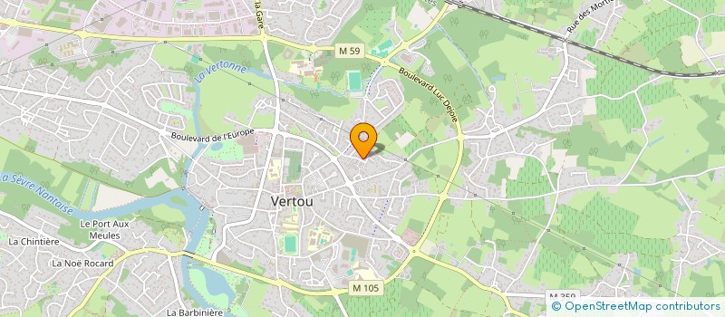 localisation de l'entreprise SCI MIRAPAX  VERTOU