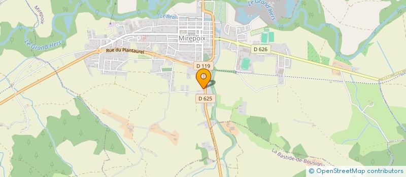 localisation de l'entreprise SCI MIRAPICIENNE L.A.M à MIREPOIX