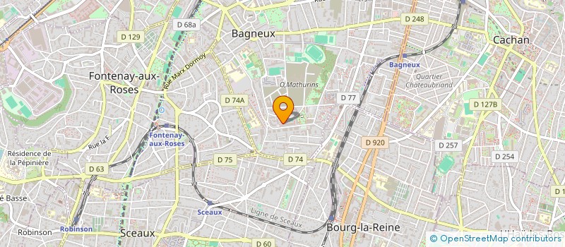 localisation de l'entreprise SCI MIRAPOLIS à BAGNEUX