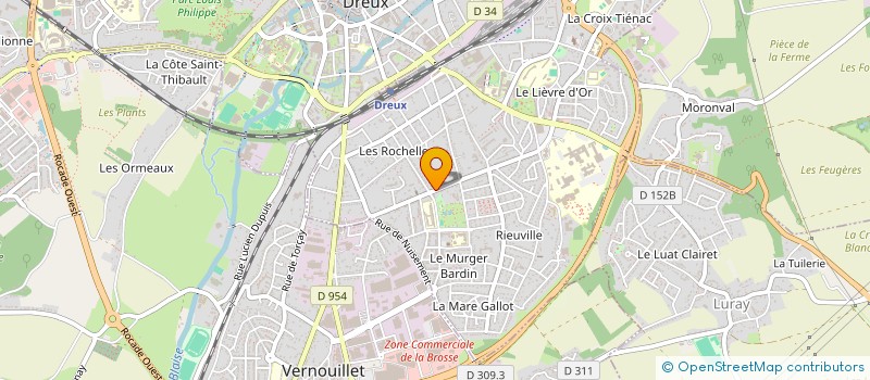localisation de l'entreprise SCI MIRAS à DREUX