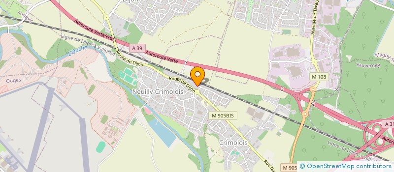 localisation de l'entreprise SCI MIRASO 21  NEUILLY-CRIMOLOIS