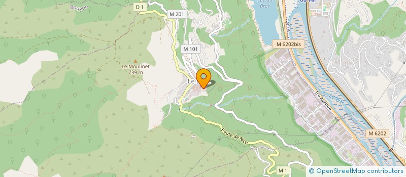 localisation de l'entreprise SCI MIRAVA à CARROS