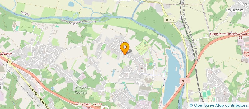 localisation de l'entreprise SCI MIRAY à SAINT-YRIEIX-SUR-CHARENTE
