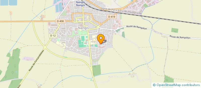 localisation de l'entreprise SCI MIRAZ  NANGIS