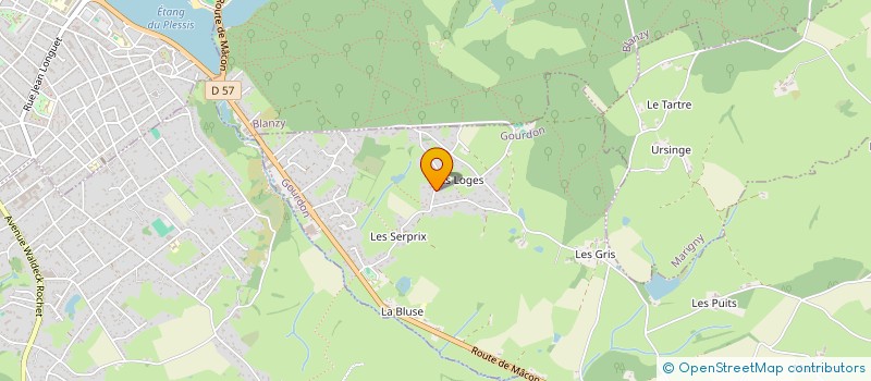 localisation de l'entreprise SCI MIRBEL  GOURDON