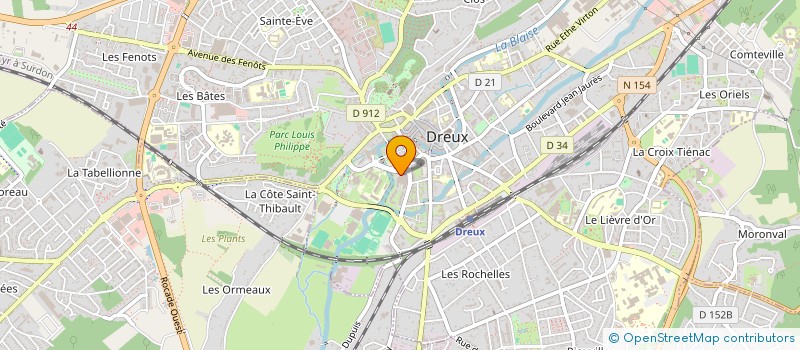 localisation de l'entreprise SCI MIRCLAU à DREUX