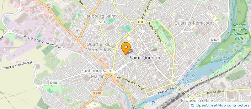 localisation de l'entreprise SCI MIRE à SAINT-QUENTIN