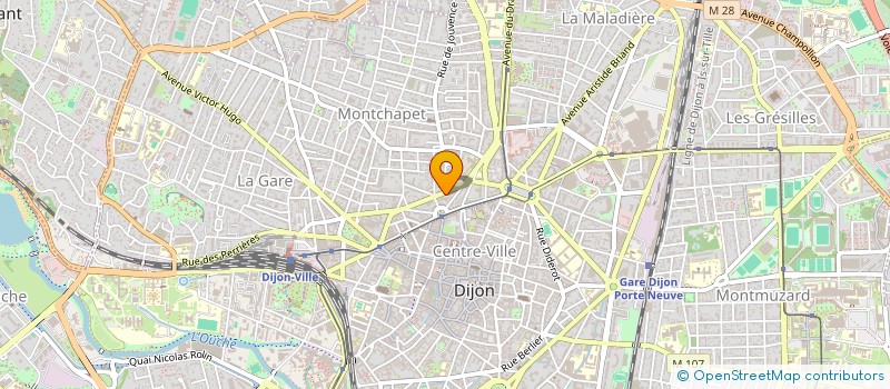 localisation de l'entreprise SCI MIRE à DIJON