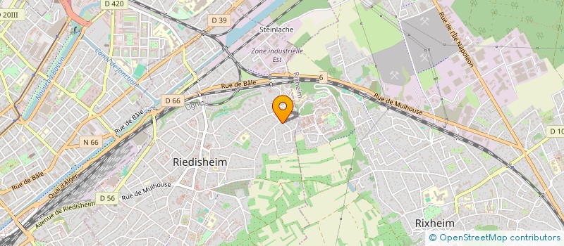 localisation de l'entreprise SCI MIRE  RIEDISHEIM