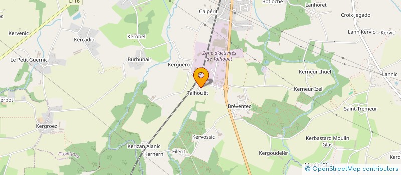 localisation de l'entreprise SCI MIRE  PLUVIGNER