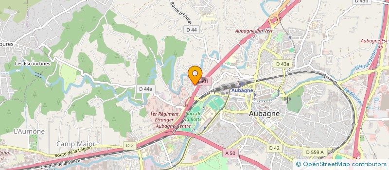 localisation de l'entreprise SCI MIREILLE 1 à AUBAGNE