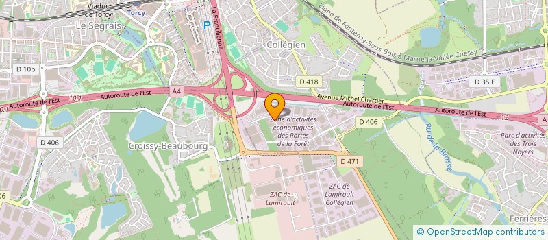 localisation de l'entreprise SCI MIREILLE  SAINTE-ANASTASIE