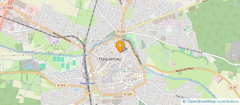 localisation de l'entreprise SCI MIREILLE  HAGUENAU