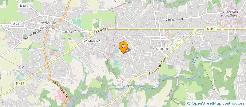 localisation de l'entreprise SCI MIREILLE  CRAPONNE