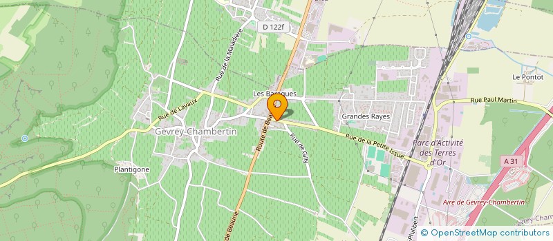 localisation de l'entreprise SCI MIREILLE  GEVREY-CHAMBERTIN