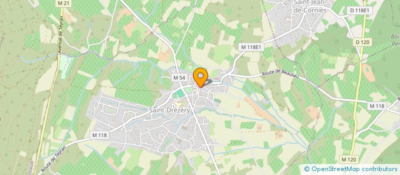 localisation de l'entreprise SCI MIREILLE ET GUY à BEAULIEU