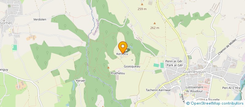 localisation de l'entreprise SCI MIREINO  GUERLESQUIN