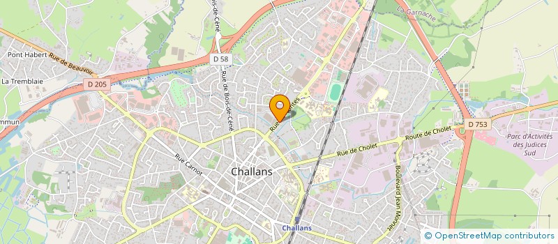 localisation de l'entreprise SCI MIRELAMD à CHALLANS