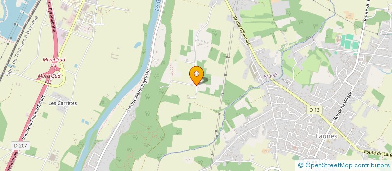 localisation de l'entreprise SCI MIRELLA  MURET