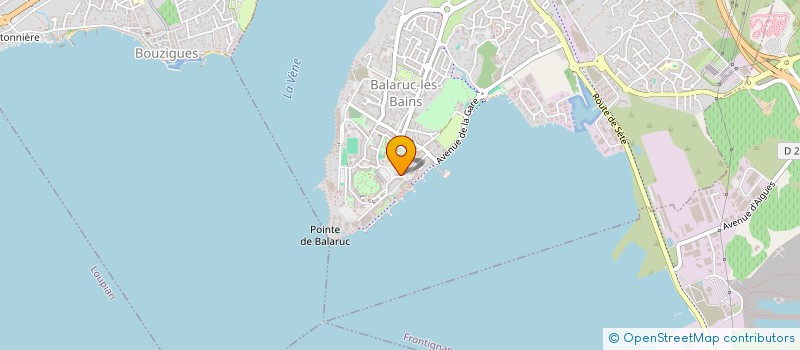 localisation de l'entreprise SCI MIRELLANOEL  BALARUC-LES-BAINS