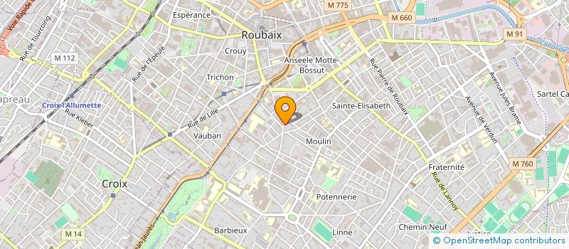 localisation de l'entreprise SCI MIREMONT  ROUBAIX