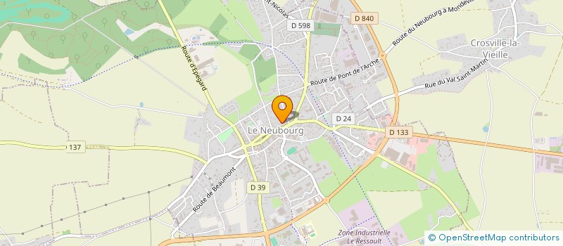 localisation de l'entreprise SCI MIRFRAJAC  LE NEUBOURG