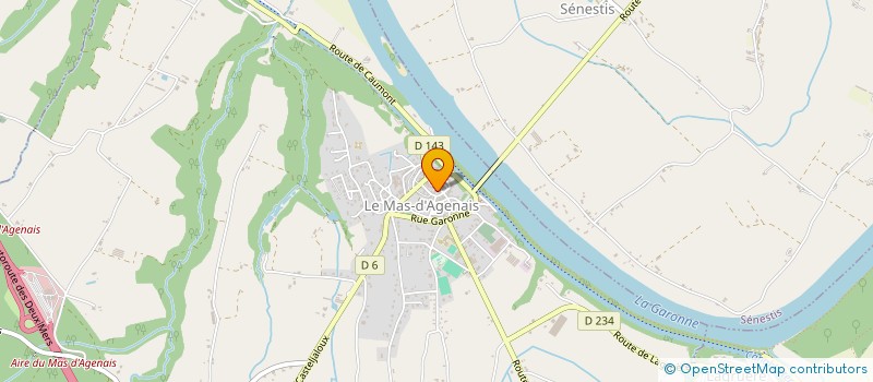 localisation de l'entreprise SCI MIRHA  LE MAS-D'AGENAIS