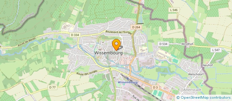 localisation de l'entreprise SCI MIRI  WISSEMBOURG