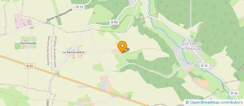 localisation de l'entreprise SCI MIRIANON  SAINT-DENIS-LE-THIBOULT