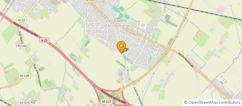 localisation de l'entreprise SCI MIRIBEL  LA CHAPELLE-D'ARMENTIERES