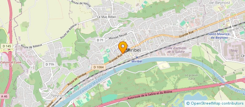 localisation de l'entreprise SCI MIRIVAL à MIRIBEL