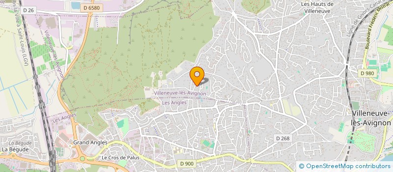 localisation de l'entreprise SCI MIRJEAN  VILLENEUVE LES AVIGNON