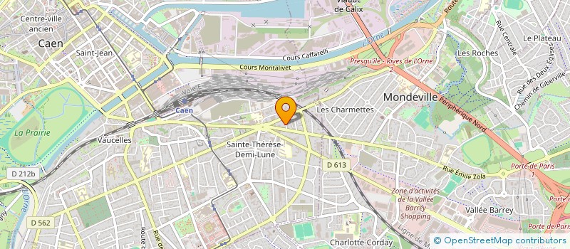 localisation de l'entreprise SCI MIRLAND à CAEN