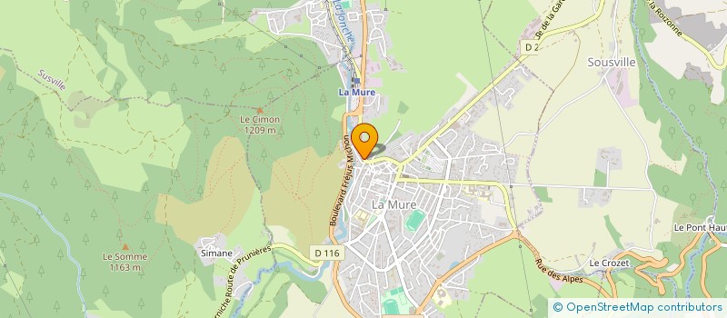 localisation de l'entreprise SCI MIRO  LA MURE