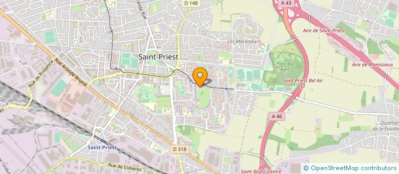 localisation de l'entreprise SCI MIRO-TASSIN  SAINT-PRIEST