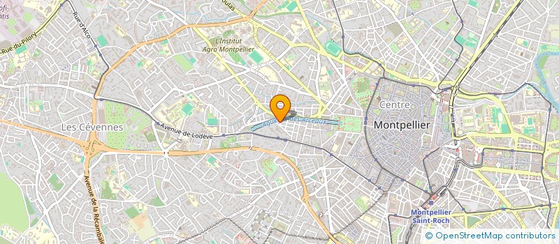 localisation de l'entreprise SCI MIRODA à MONTPELLIER