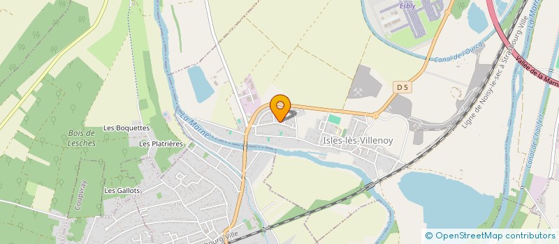 localisation de l'entreprise SCI MIROGLIO 2  ISLES-LES-VILLENOY