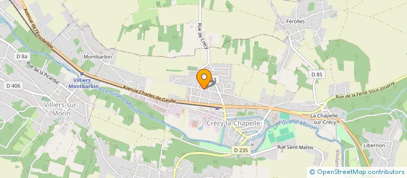 localisation de l'entreprise SCI MIROGLIO  CRECY-LA-CHAPELLE