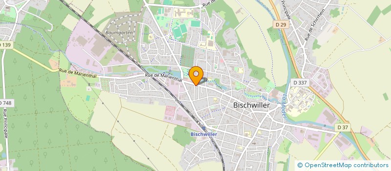 localisation de l'entreprise SCI MIROIR  BISCHWILLER