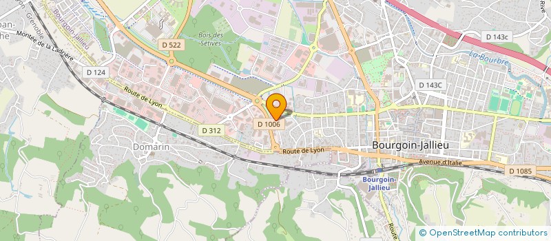 localisation de l'entreprise SCI MIROUZE  BOURGOIN-JALLIEU