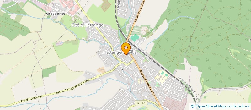localisation de l'entreprise SCI MIRRIER  HETTANGE-GRANDE