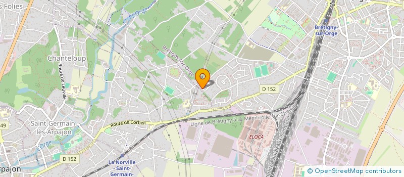 localisation de l'entreprise SCI MIRS15 à BRETIGNY-SUR-ORGE