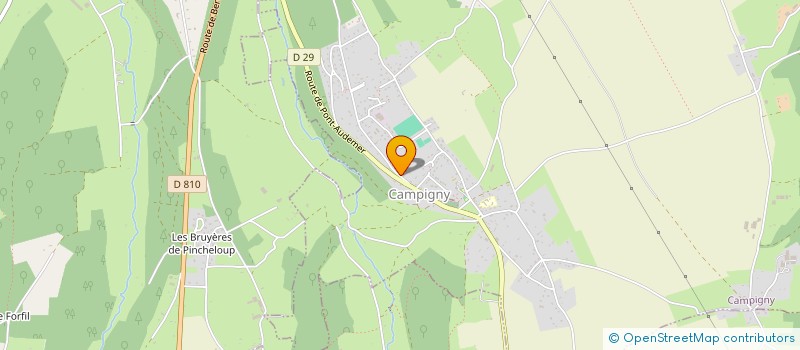 localisation de l'entreprise SCI MIRTINAGE  CAMPIGNY