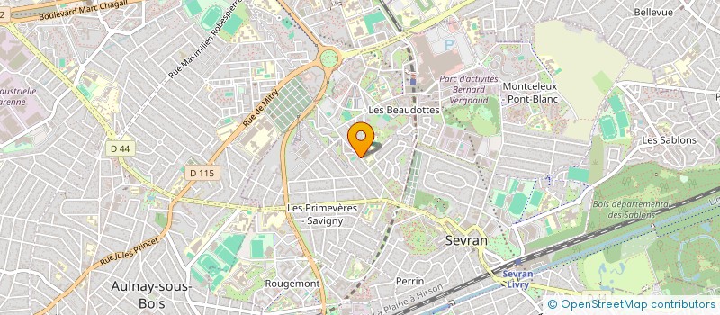 localisation de l'entreprise SCI MIRU  SEVRAN