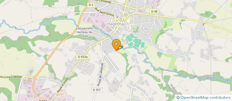 localisation de l'entreprise SCI MIRVILLE  HAGETMAU