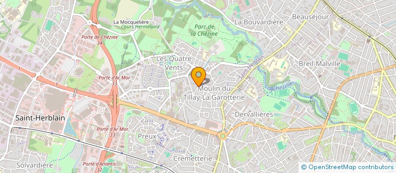 localisation de l'entreprise SCI MIRVILLE  SAINT-HERBLAIN